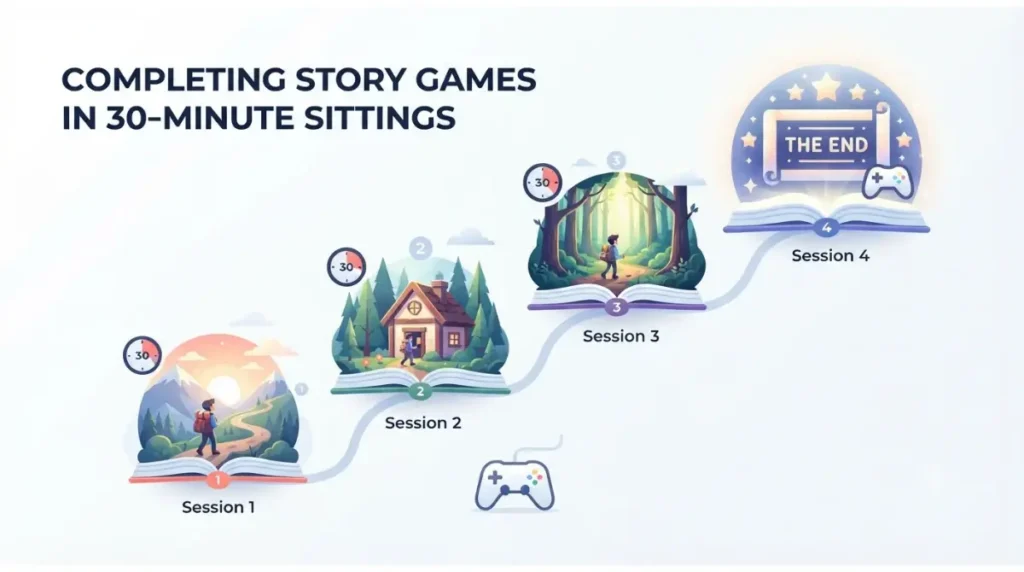 Games that reach credits after three or four 30-minute play sessions